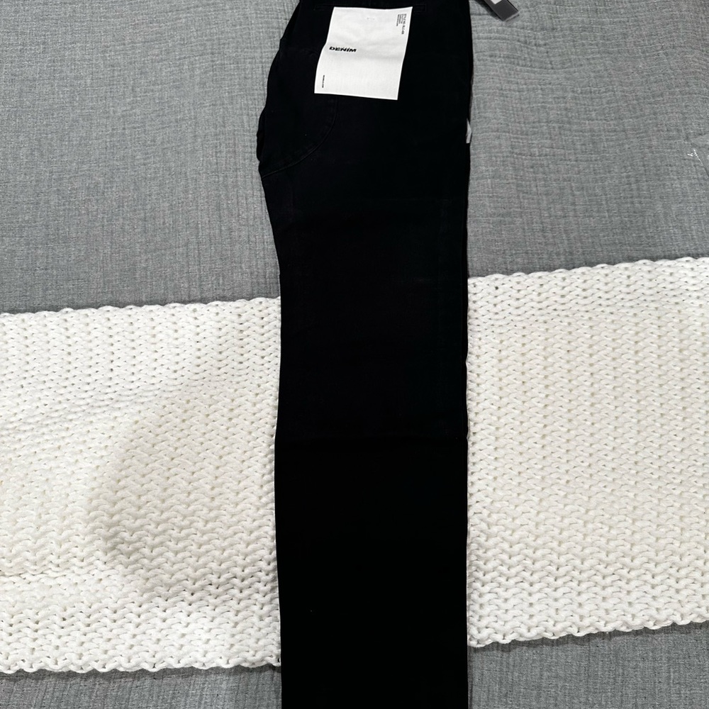 NWT Richie Le Collection Denim Washed Black Carpenter Pants 30